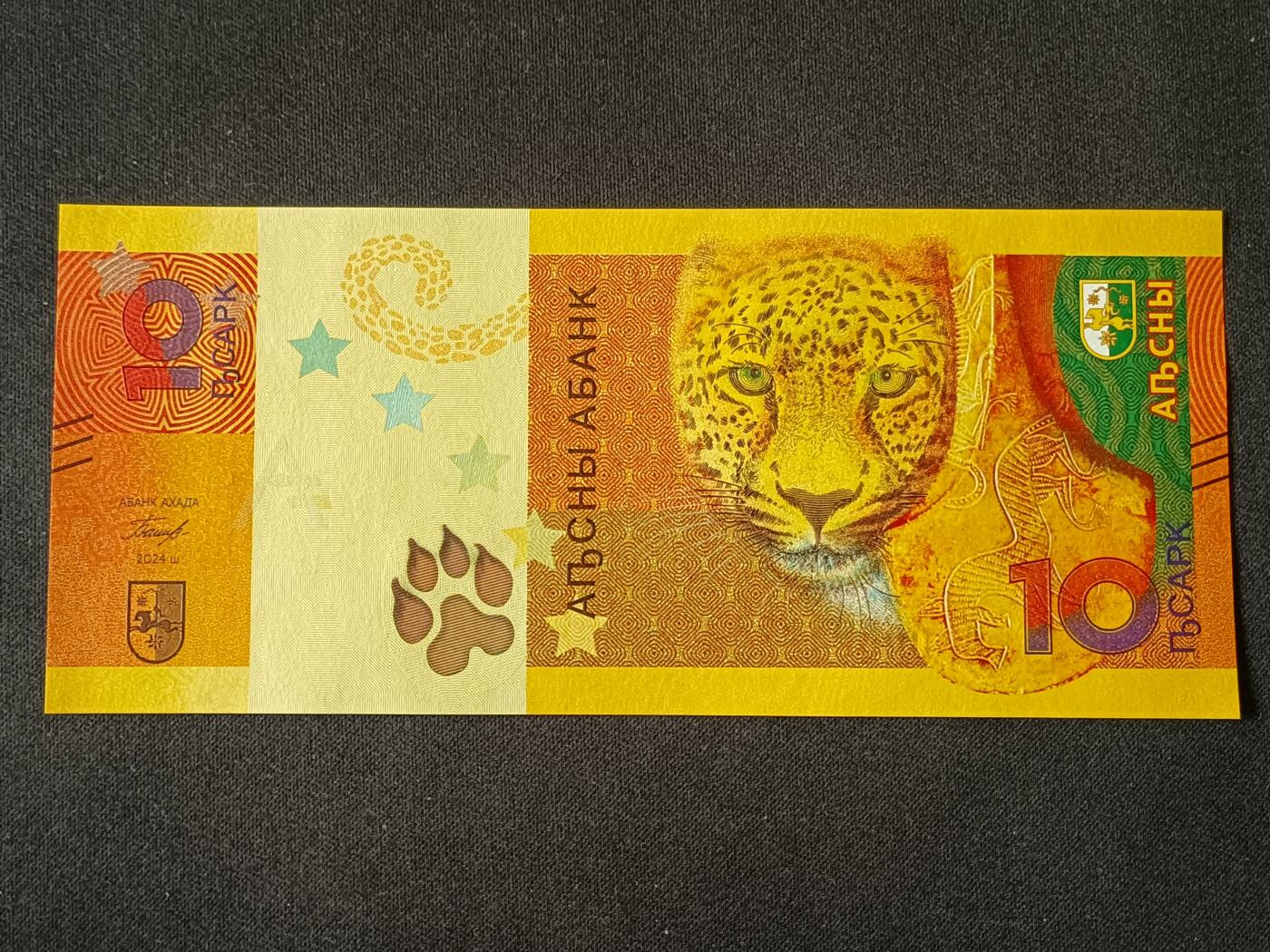 【游宝包邮场】乙巳蛇年第111期 周六集拍 阿布哈兹-10阿沙【2023年 全新UNC】