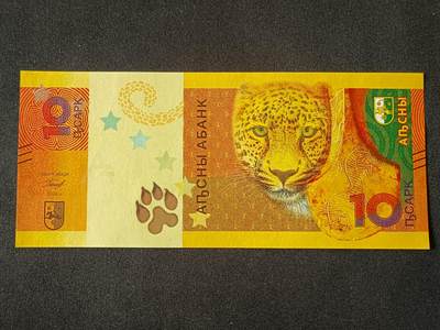 【游宝包邮场】乙巳蛇年第111期 周六集拍 - 阿布哈兹-10阿沙【2023年 全新UNC】