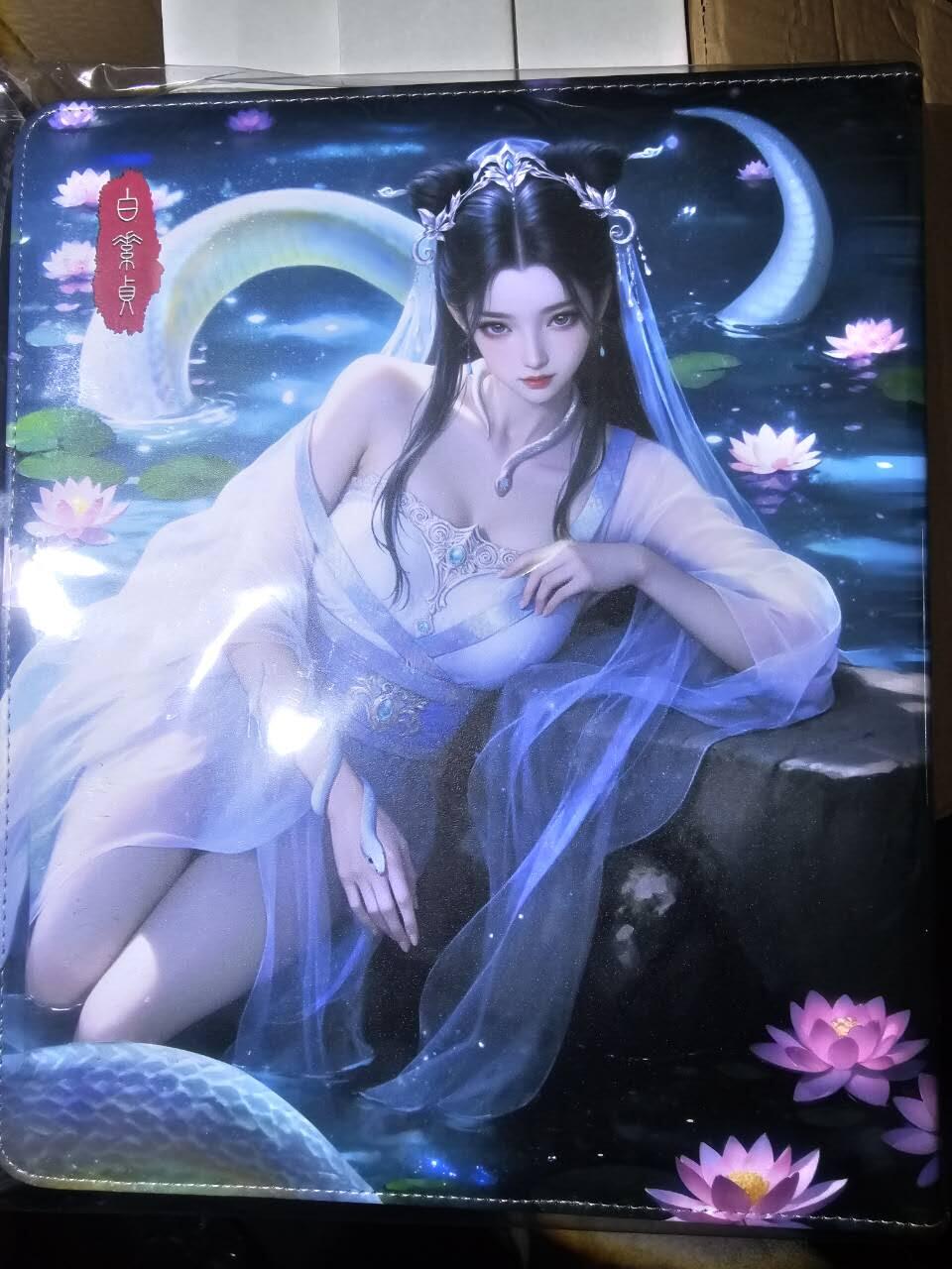 春节前倒数第三场！！龙虎卡牌-七三场（满200元包邮，无佣金，每周六结拍，欢迎送拍） 美女主题9宫拉链卡册 (无内页 内面清凉)