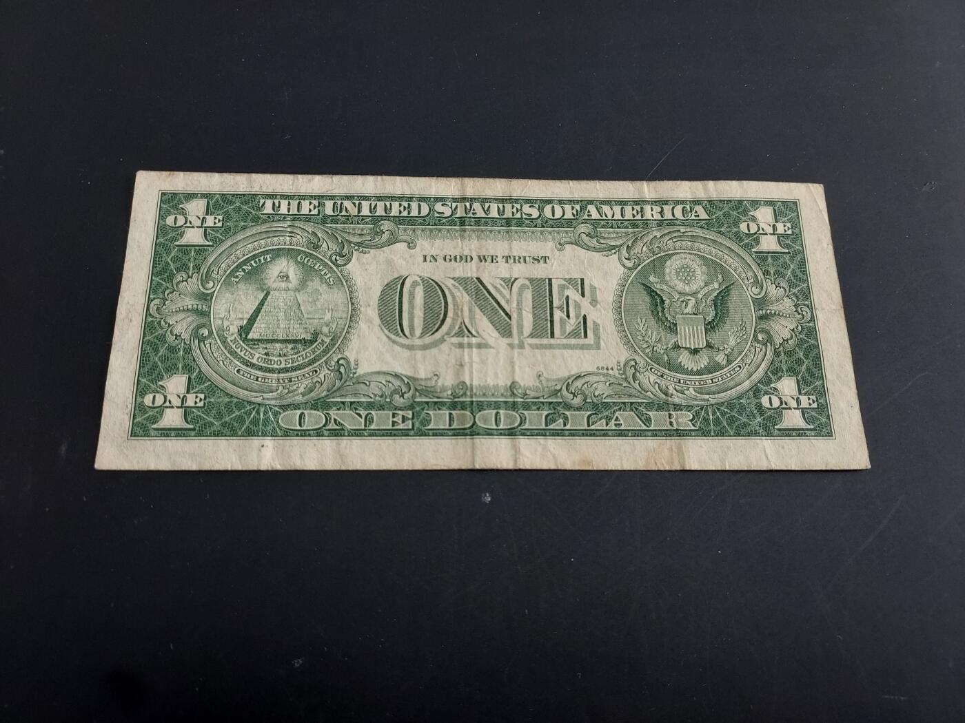 博彦收藏   1月28日 8点 钱币专场 全场包邮 1935 美国银元券1元 流通品