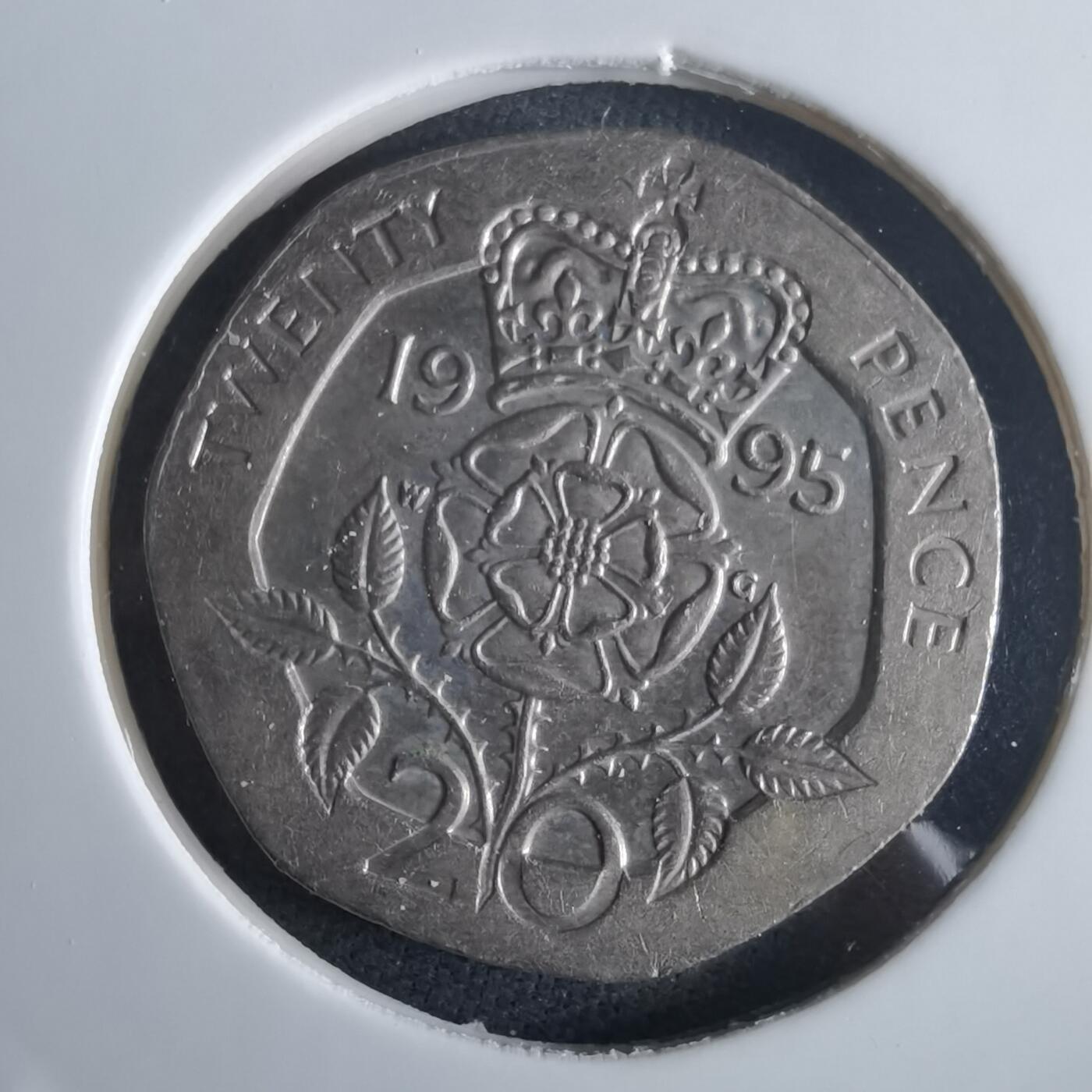 沼泽如烟--第972场 英国1995年20便士