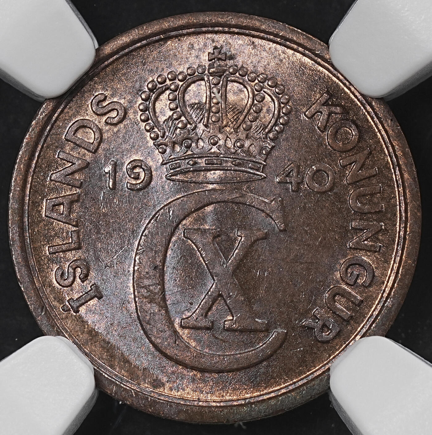 修遠堂世界钱币第102期 NGC评级 冰岛钱币3枚