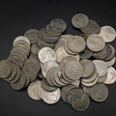 【淘币小摊】限时拍第八百五十三拍  散币银币场  满百包邮可预留两周  周一统一发货  - 泰国1泰铢93枚