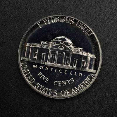 【淘币小摊】限时拍第八百五十三拍  散币银币场  满百包邮可预留两周  周一统一发货  - 美国1973年5分精制镍币