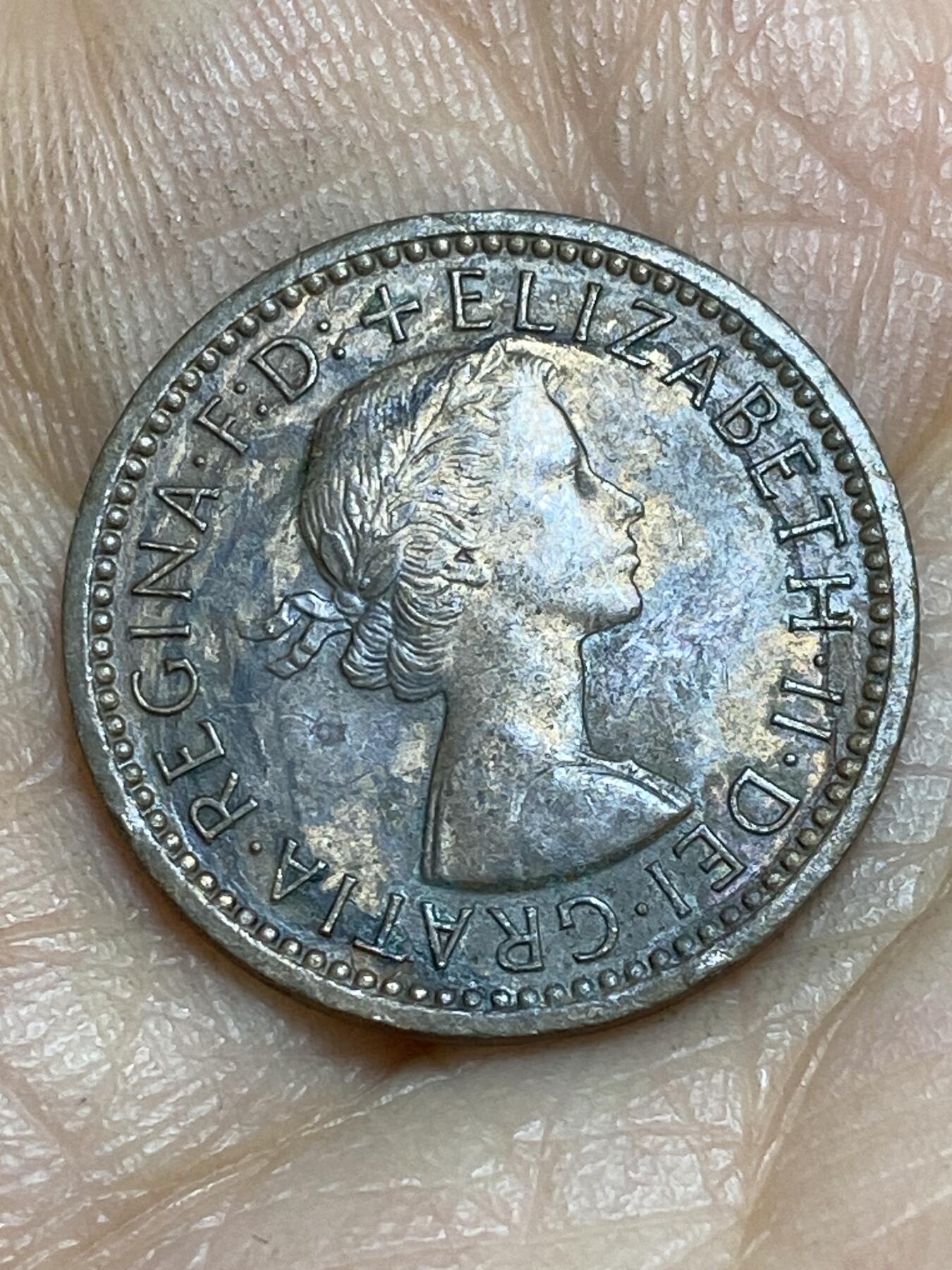 2026年第十四场(总第一百八十三场）外国好品散币场(免佣金) 英国🇬🇧1954年1法新(伊丽莎白二世青年桂冠第二版，首发年仅发行3年)