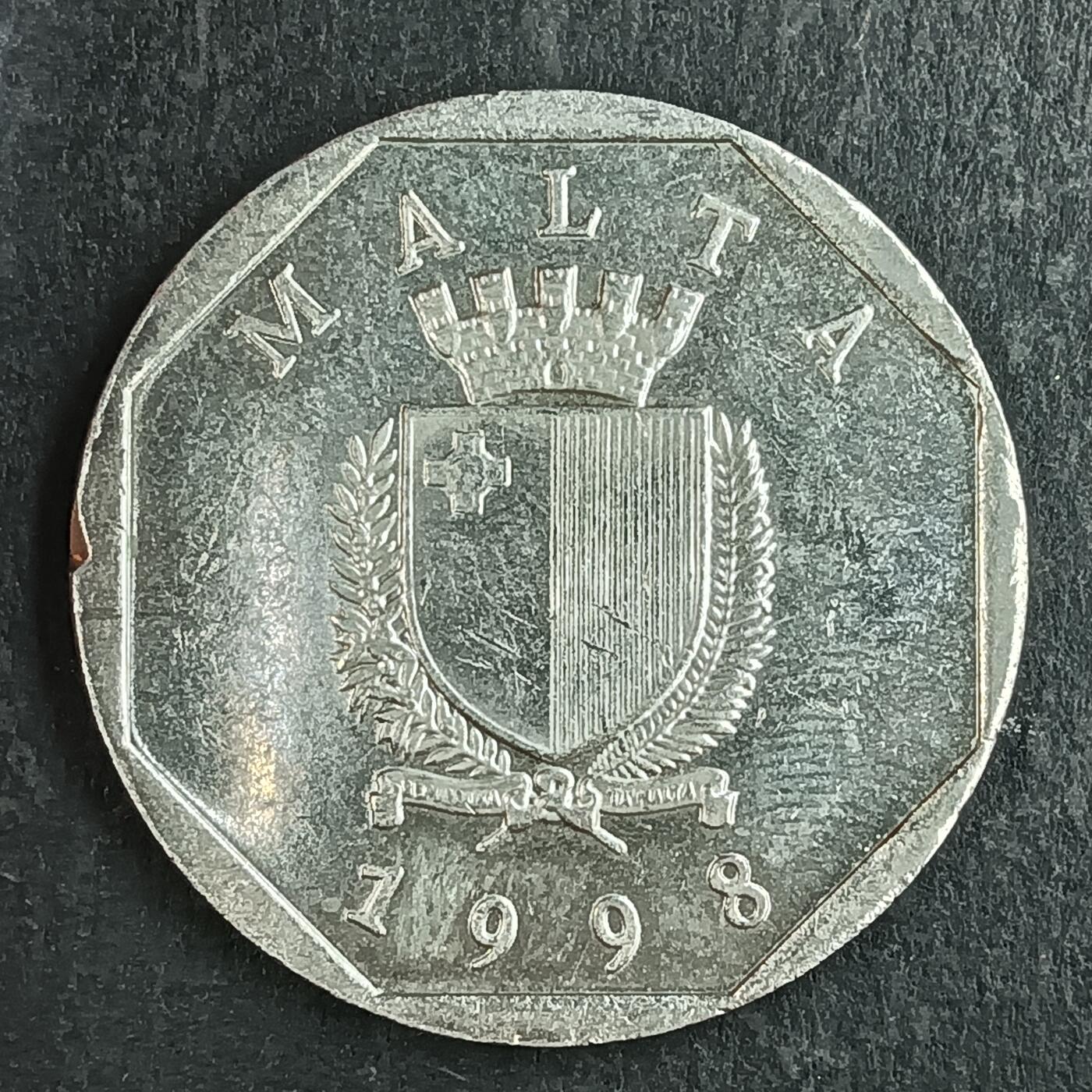 逸泉钱币2026第十五场世界钱币纪念币纸钞A883-1213A 924 马耳他50分硬币