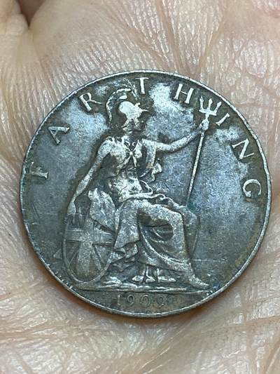 2026年第十四场(总第一百八十三场）外国好品散币场(免佣金) - 英国🇬🇧1909年1法新(爱德华七世时期)