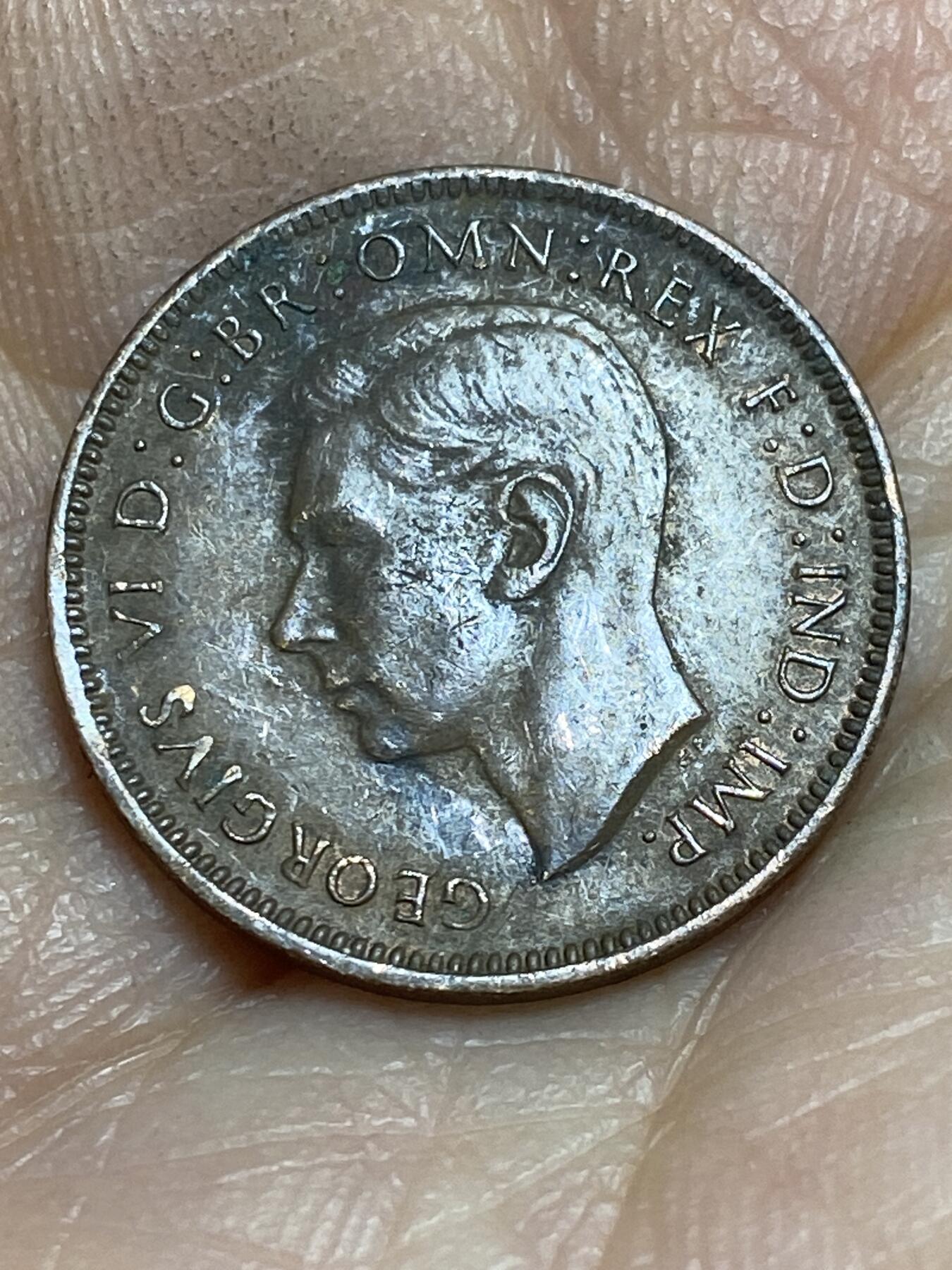 2026年第十四场(总第一百八十三场）外国好品散币场(免佣金) 英国🇬🇧1943年1法新(乔治六世第一版)