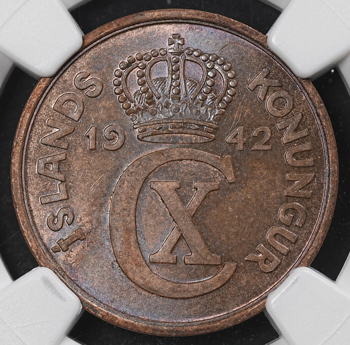 修遠堂世界钱币第102期 NGC评级 冰岛钱币3枚