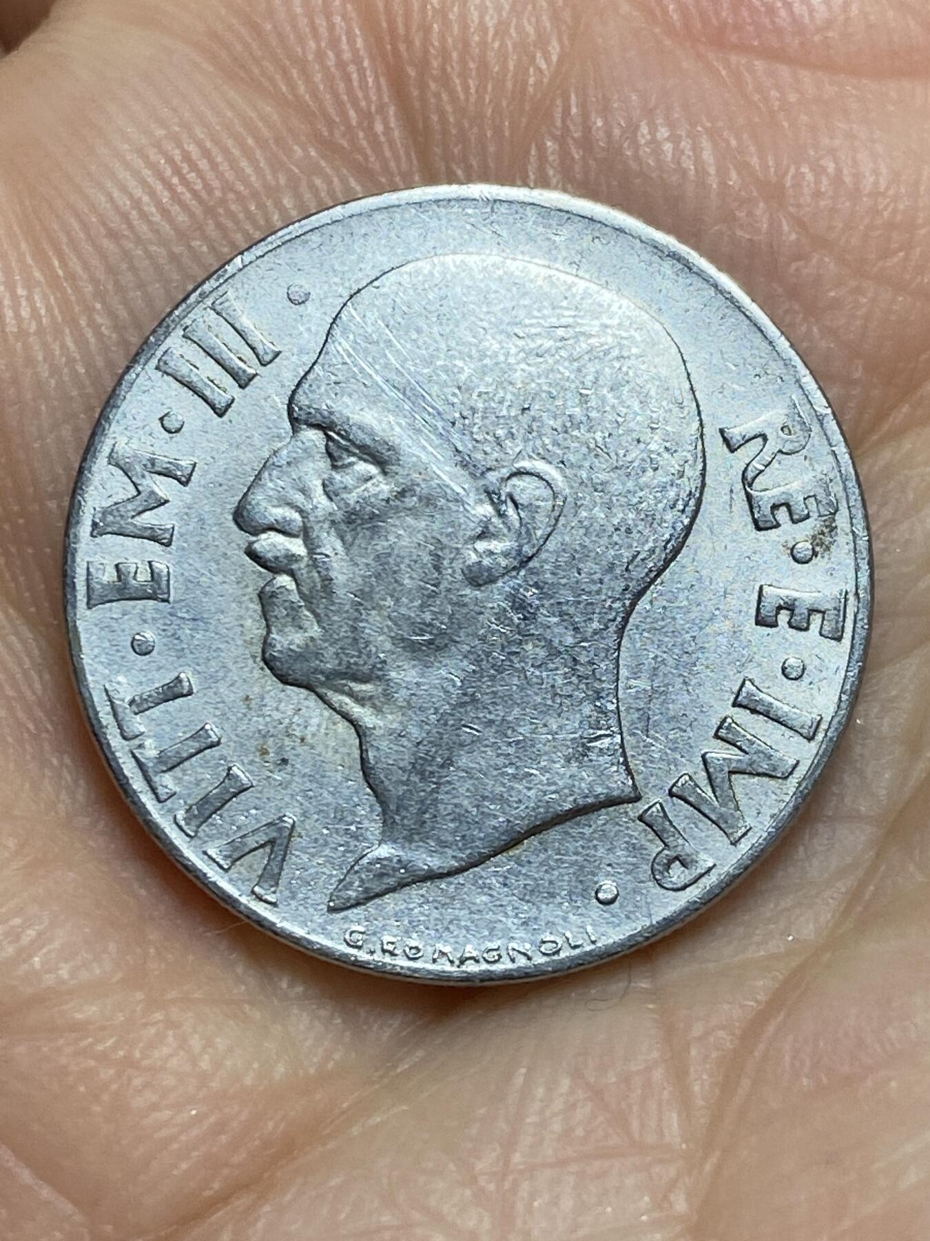 2026年第十四场(总第一百八十三场）外国好品散币场(免佣金) 意大利王国1940年20分(维托里奥·埃马努埃莱三世第四套，有磁版)