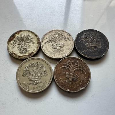 🌹外币初藏🌹🐯2026年第11场  每周二四六晚8️⃣点 接代拍 - 英国一英镑五枚