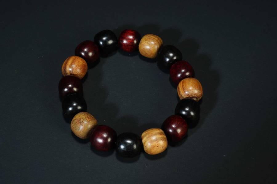 上海都达杂项专场十七（全场包邮） 天然多宝桶珠手串87-275