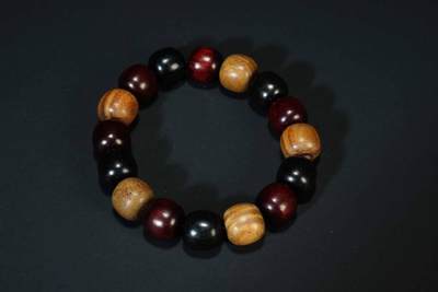 上海都达杂项专场六（全场包邮） 天然多宝桶珠手串87-275