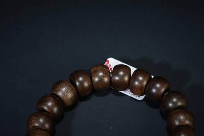 上海都达杂项专场六（全场包邮） 天然文莱软丝沉香苹果珠手串 附鉴定证书87-220