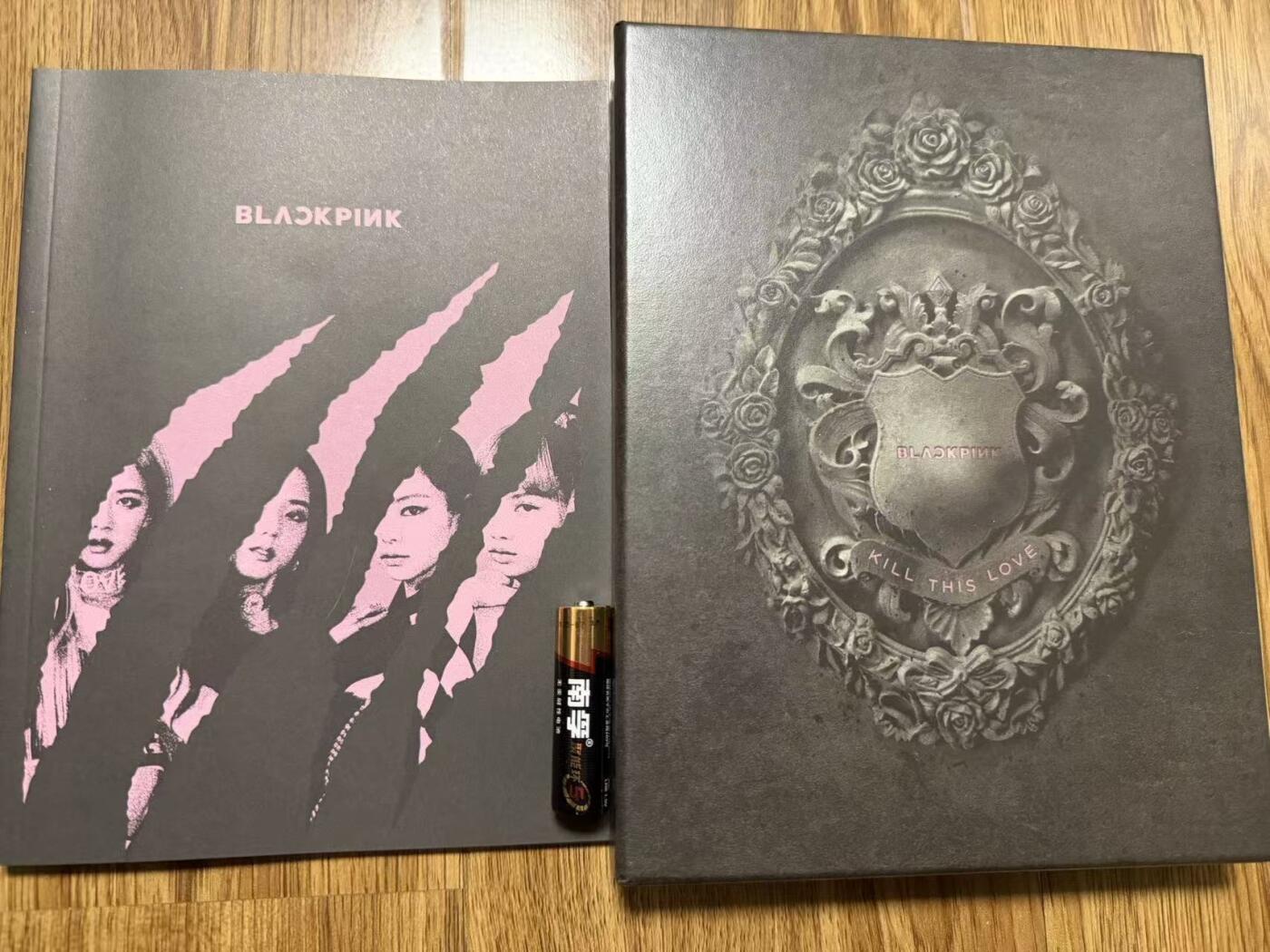 零元拍：杀死这份爱！！！！BLACK PINK亲签粉墨专辑《KILL THIS LOVE》黑版！幻彩防伪特殊笔所签，不同光线下呈现7种活彩！