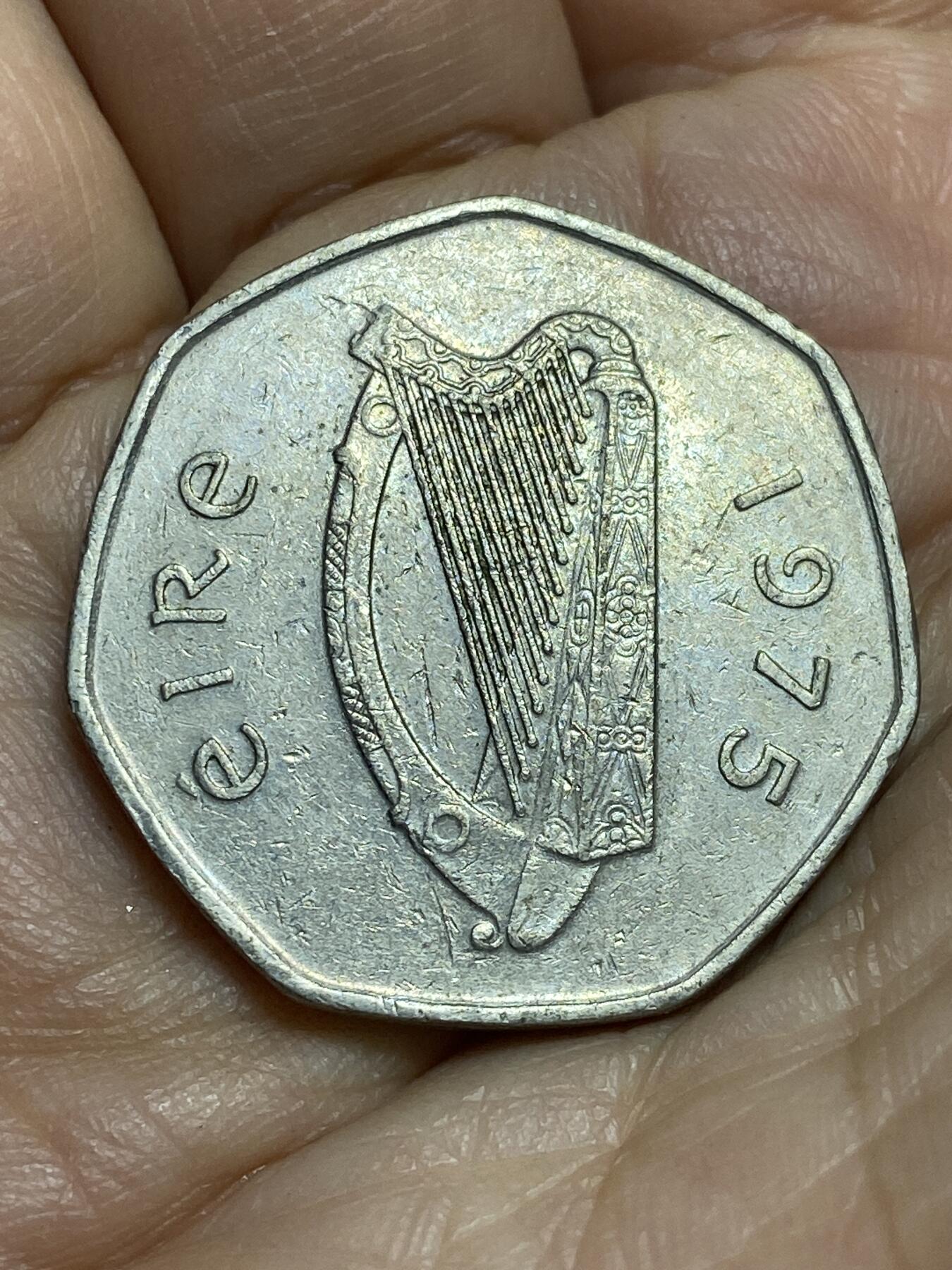 2026年第十四场(总第一百八十三场）外国好品散币场(免佣金) 爱尔兰🇮🇪1975年50便士(共和国时期第二套)