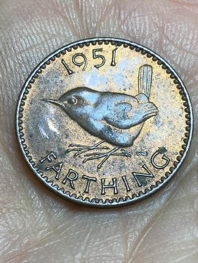 2026年第十四场(总第一百八十三场）外国好品散币场(免佣金) - 英国🇬🇧1951年1法新(乔治六世第二版)