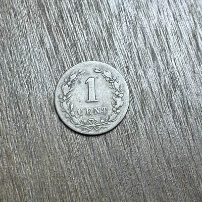 【春节前最后一拍，下一场3.3号】★第139场★散币场。不寄存，30包邮。不满30元，支付5元运费。《接受代拍 代送NGC评级》 - 91【无寄存】1878 荷兰 1分 铜币