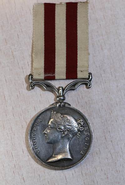 大猫徽章拍卖 第287期 - 英国印度叛乱奖章 维多利亚花体边铭