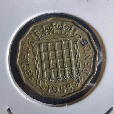 沼泽如烟--第972场 - 英国1958年3便士