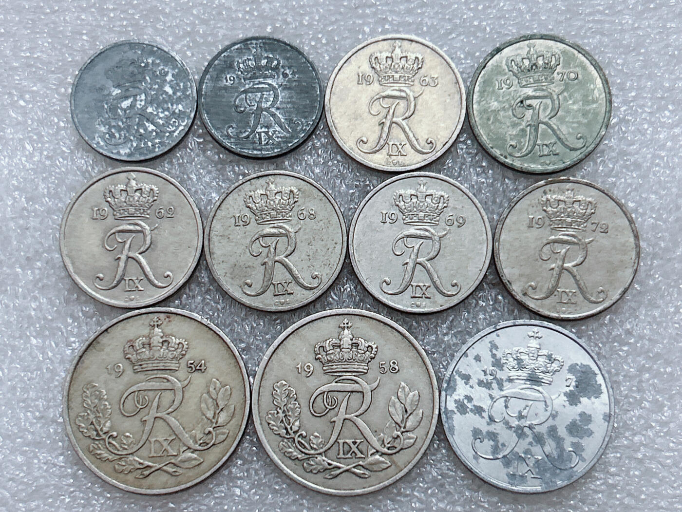 第一海外回流一元起拍收藏 散集专场  第295期 丹麦硬币🇩🇰11枚