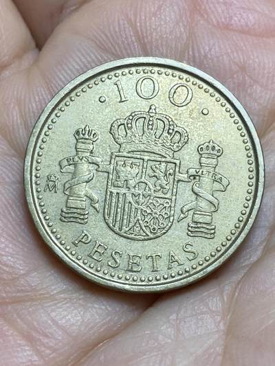 2026年第十四场(总第一百八十三场）外国好品散币场(免佣金) - 西班牙🇪🇸1998年100比塞塔(胡安·卡洛斯一世第四版，首发年)