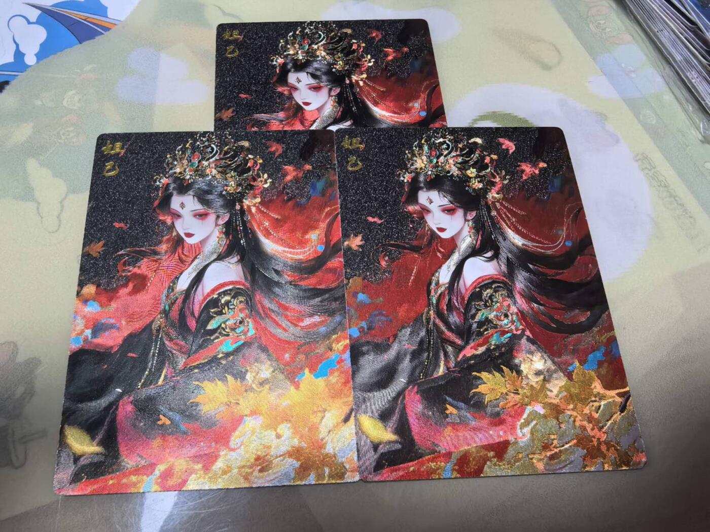 光影卡牌第29期，各家亲签，各家套卡，持续收拍品 奇点最新一弹尘嚣定制妲己粗闪三宫非常精美