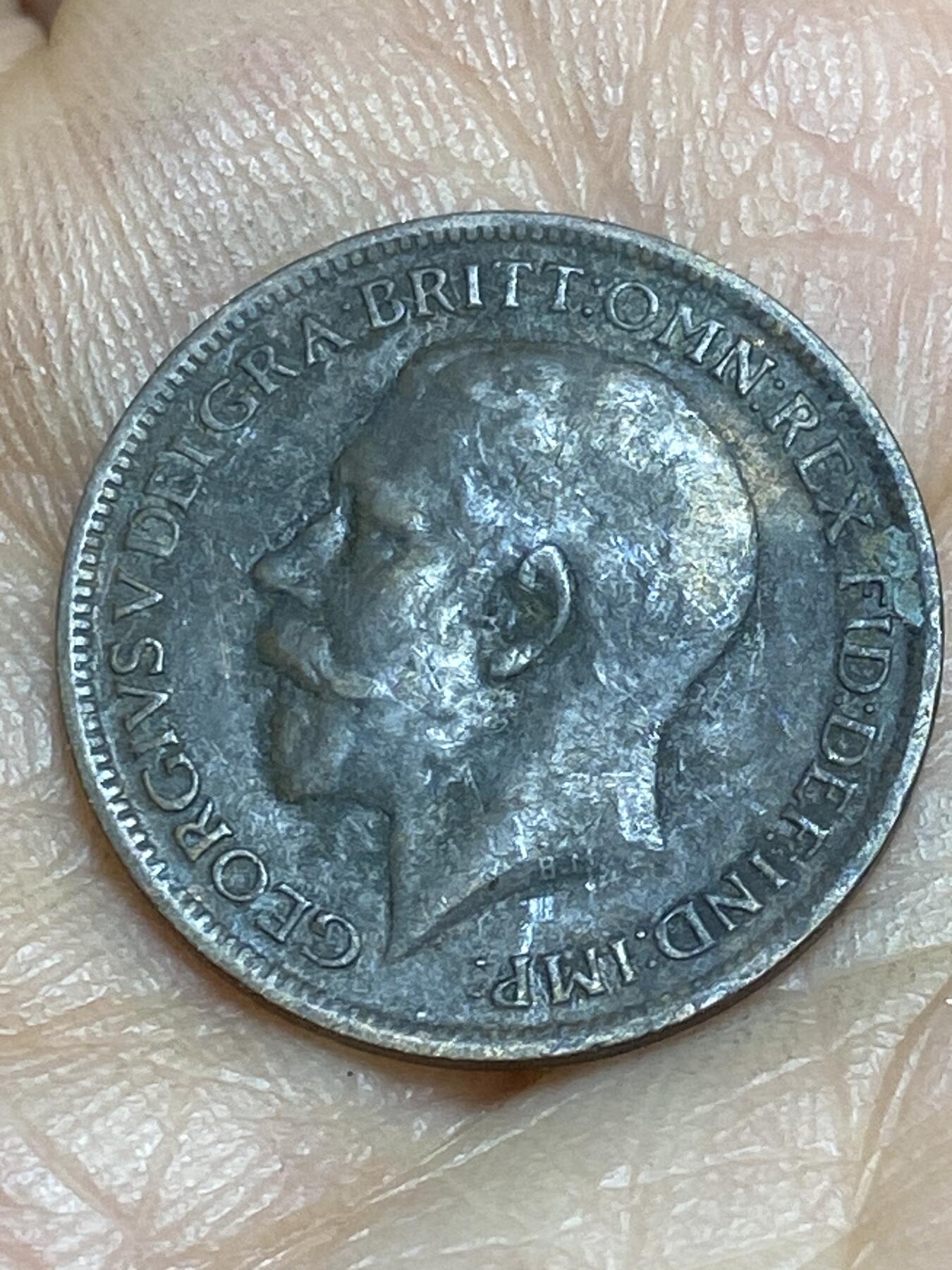 2026年第十四场(总第一百八十三场）外国好品散币场(免佣金) 英国🇬🇧1919年1法新(乔治五世第二版)