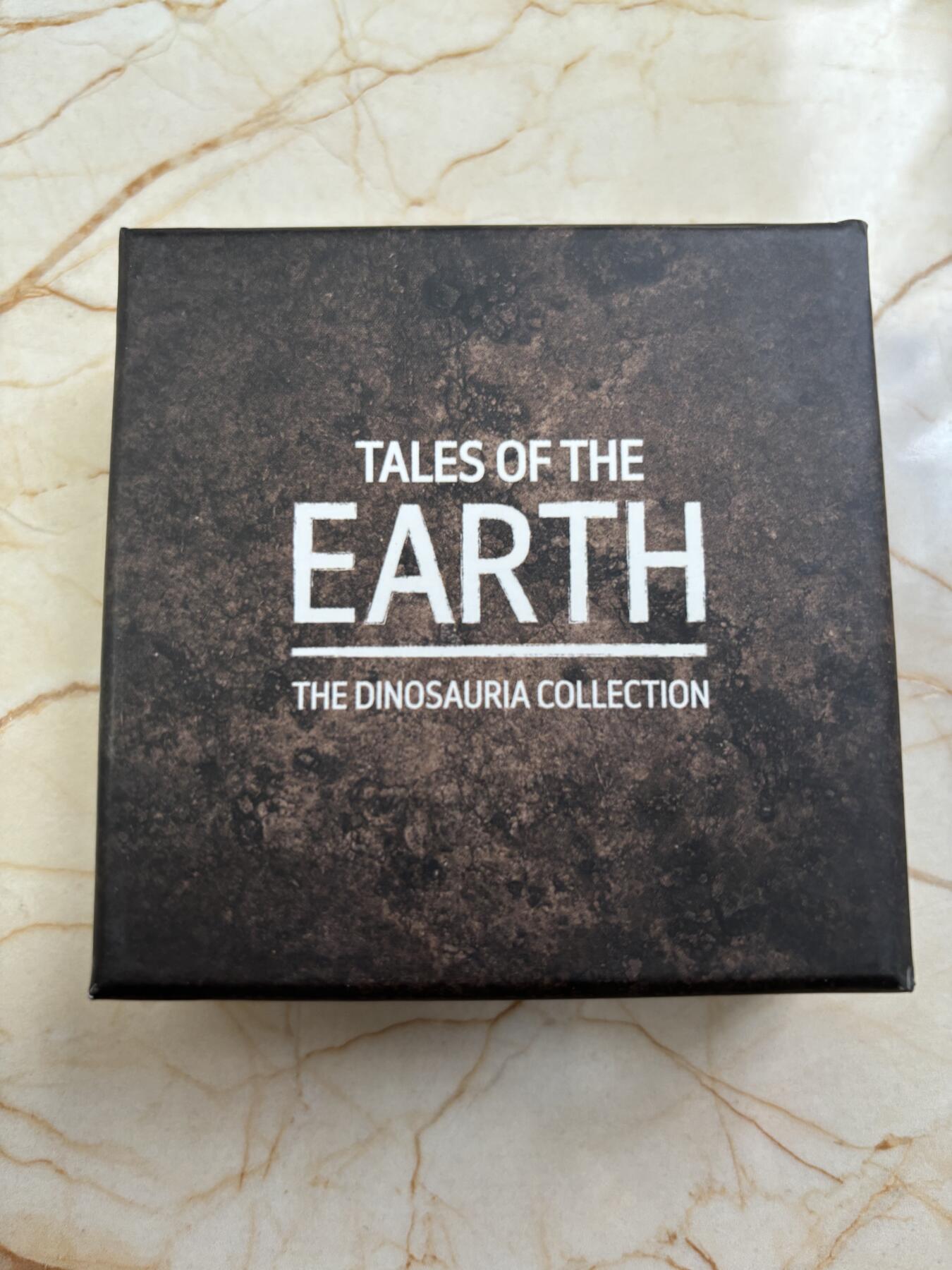 第189期拍卖 英国2020年自然博物馆恐龙系列斑龙纪念彩色银币，925银，8克，发行7000枚