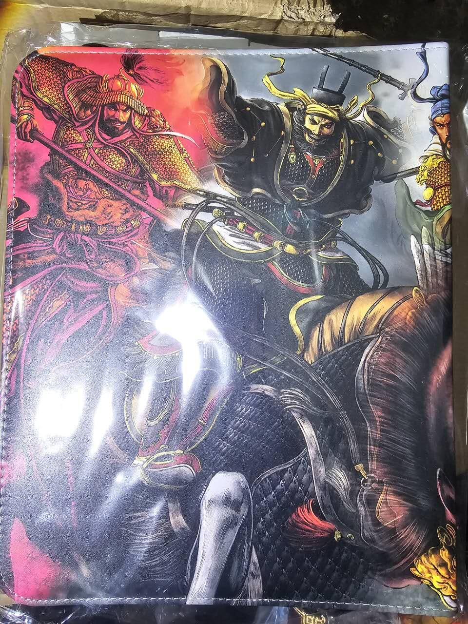 春节前倒数第三场！！龙虎卡牌-七三场（满200元包邮，无佣金，每周六结拍，欢迎送拍） 燎原水浒主题9宫拉链卡册 (无内页)