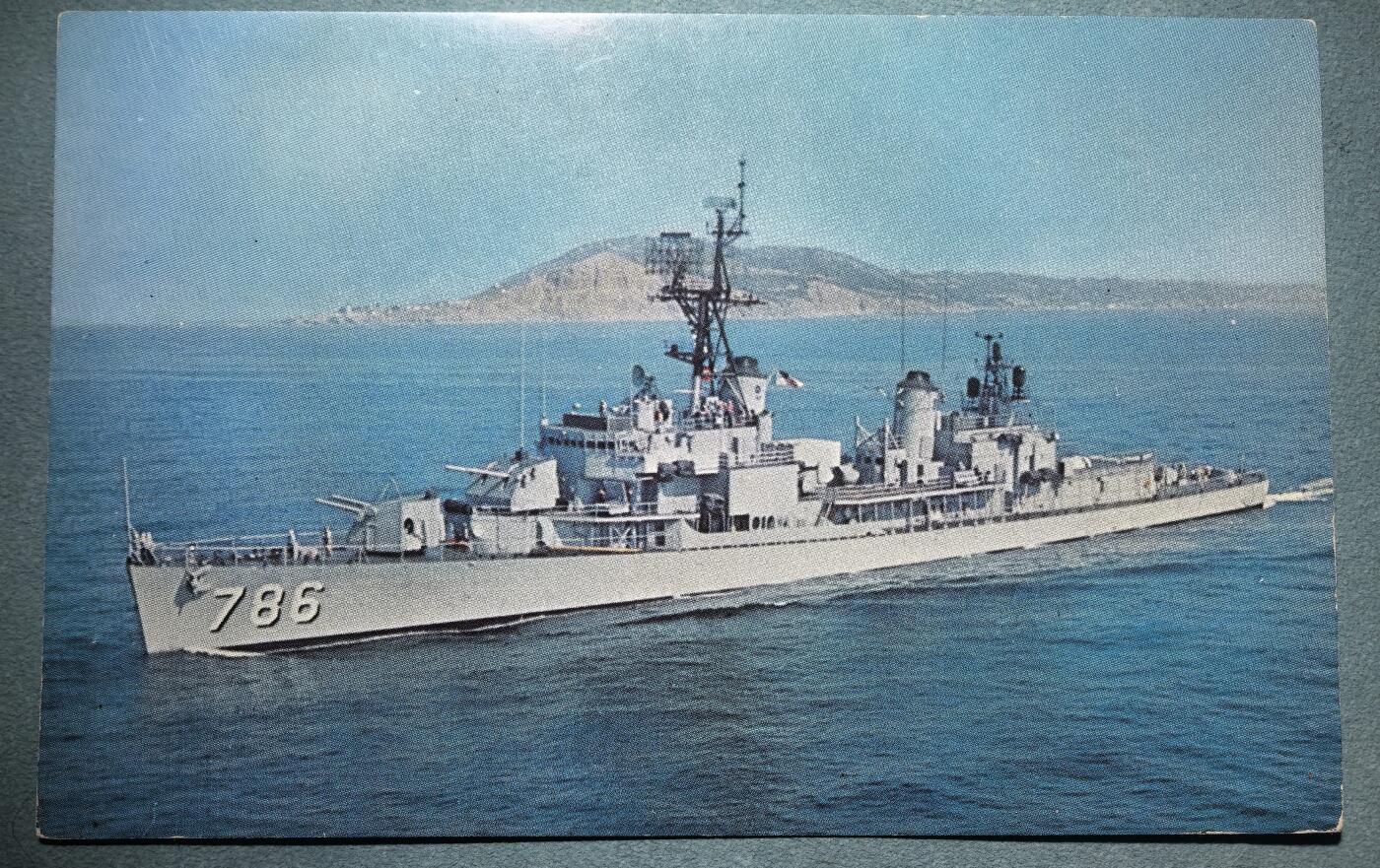 盛世勋华——号角文化勋章邮票专场拍卖第301期 美国冷战时期军舰专题明信片 理查德·安德森号驱逐舰