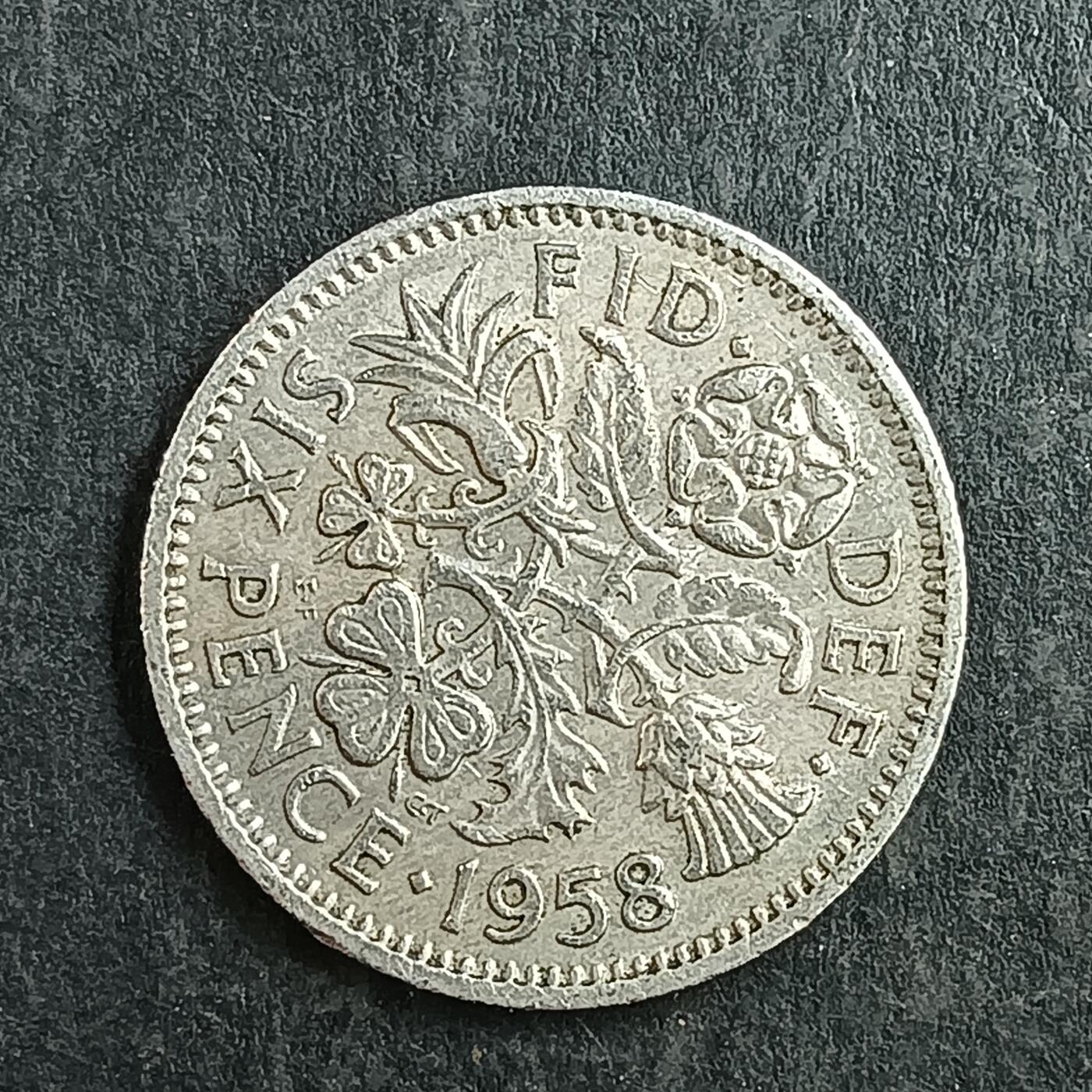 逸泉钱币2026第十五场世界钱币纪念币纸钞A883-1213A 983 英国6便士硬币