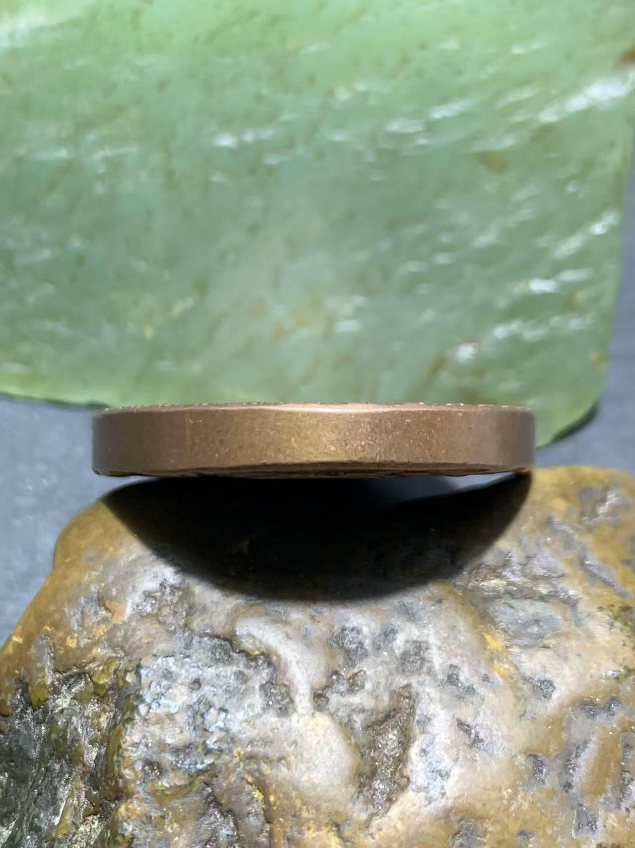 精美紫铜地藏王护身牌一个