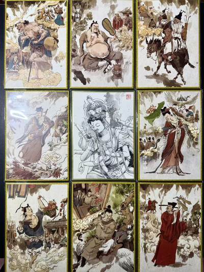 NO.22 好又多金牌大场，年前倒数第3期！每周一站式配齐，方便凑单！（周6晚9点截拍，卖家送拍0抽成！） - 【1/1签绘色纸】超吉梦 张导签绘 千手观音像 背面八仙过海+八仙色纸【甘露轻施消苦厄，莲台端坐护慈航】