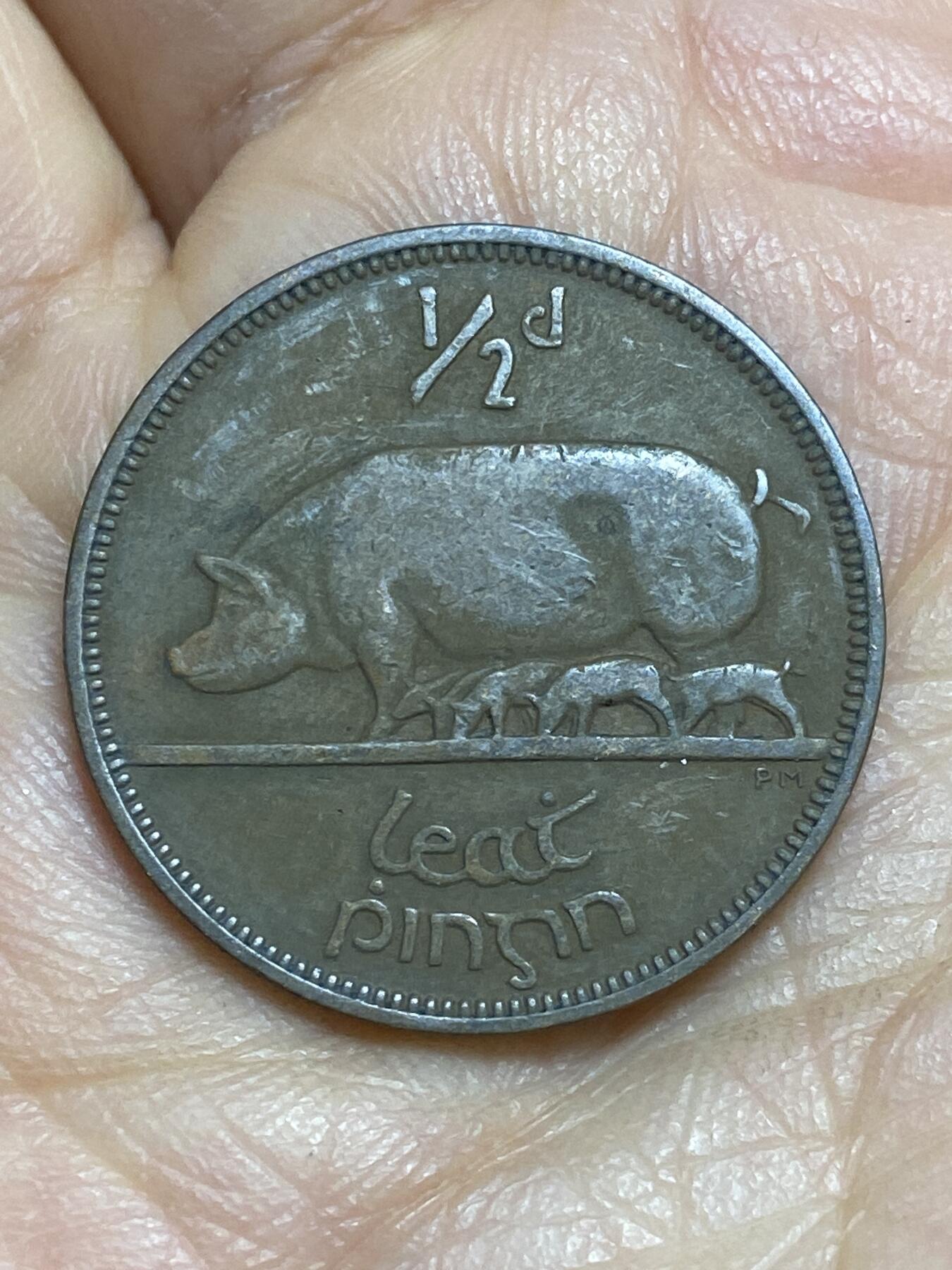 2026年第十四场(总第一百八十三场）外国好品散币场(免佣金) 爱尔兰🇮🇪1941年1/2便士(共和国时期第一套)