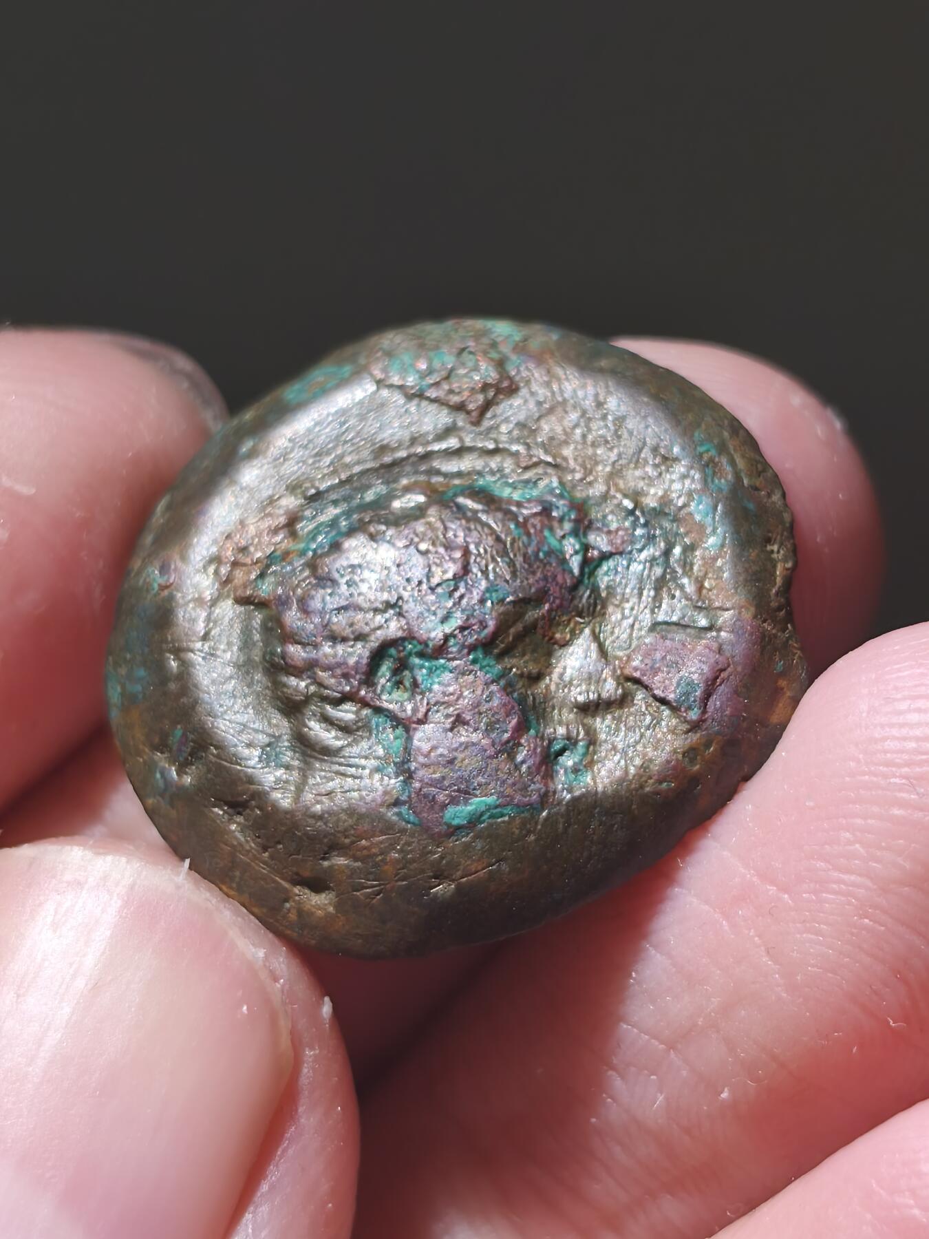 星盘世界钱币一月三十一日古典币专场 希腊化 - 中亚 巴克特里亚王国 铜币 攸塞德莫斯一世 正面国王头像,背面跳跃的马 马年买个可以有！