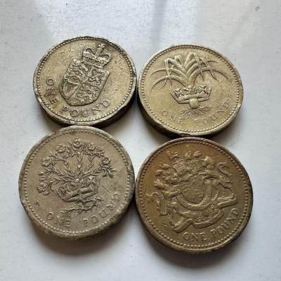 🌹外币初藏🌹🐯2026年第11场  每周二四六晚8️⃣点 接代拍 - 英国一英镑四枚