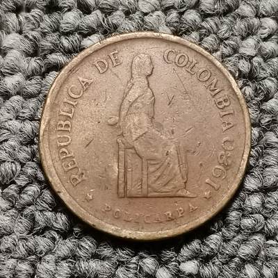 哥伦比亚5比索铜币（单枚价） - 哥伦比亚5比索铜币（单枚价）