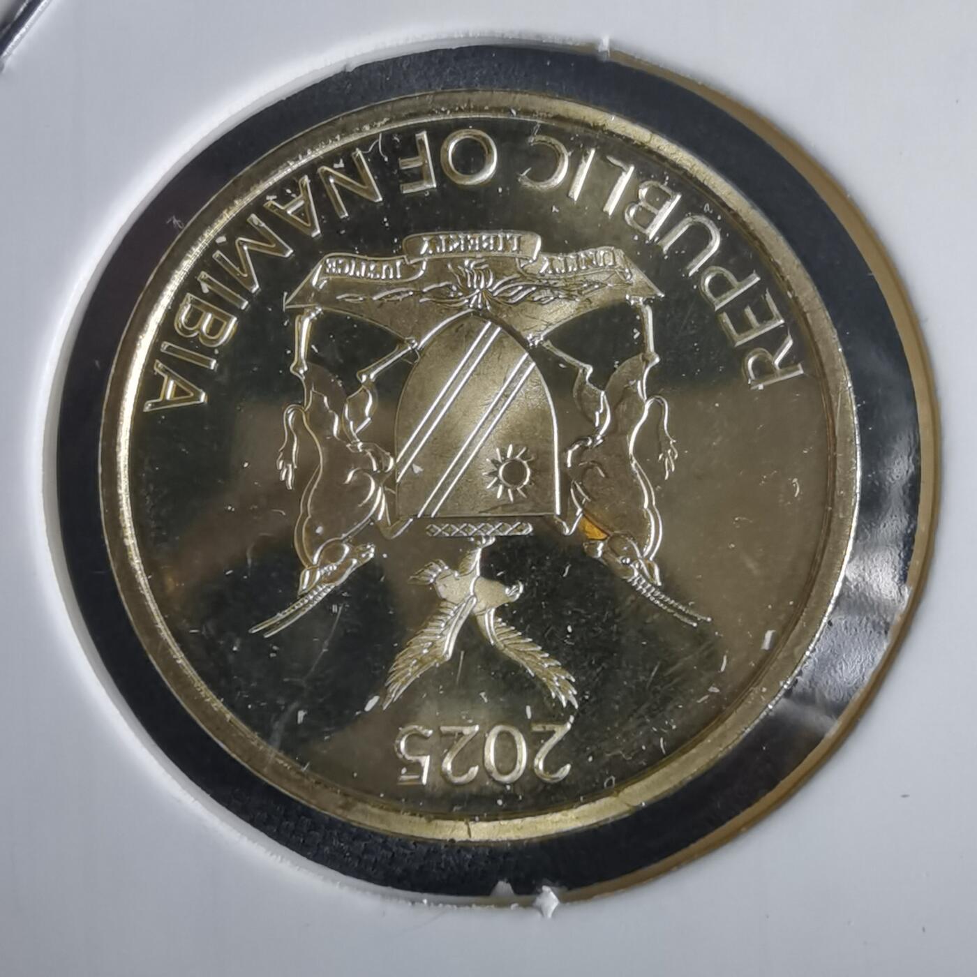 沼泽如烟--第972场 纳米比亚2025年1元