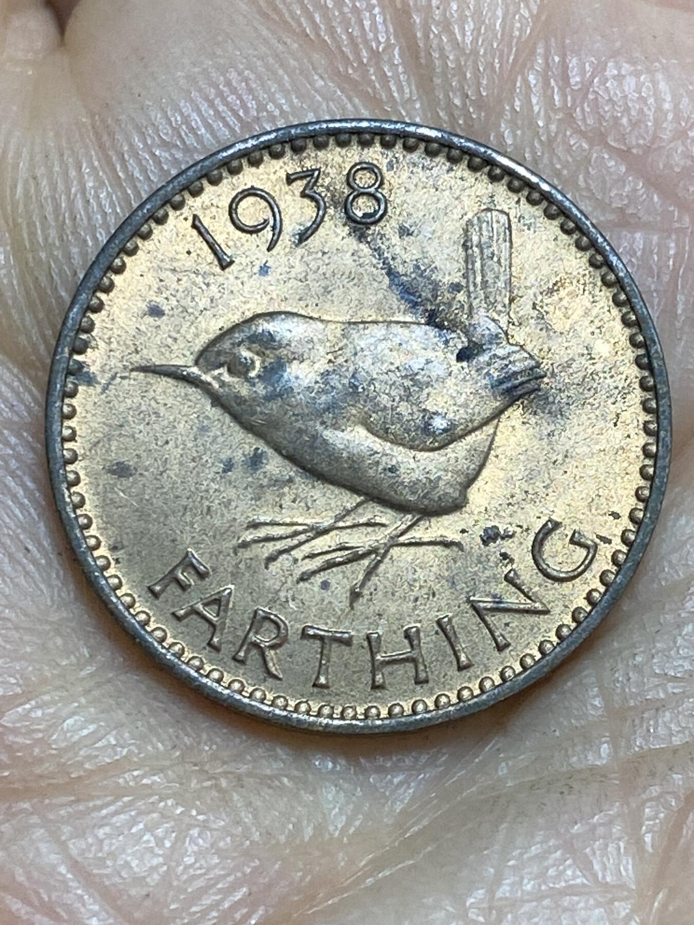 2026年第十四场(总第一百八十三场）外国好品散币场(免佣金) 英国🇬🇧1938年1法新(乔治六世第一版)