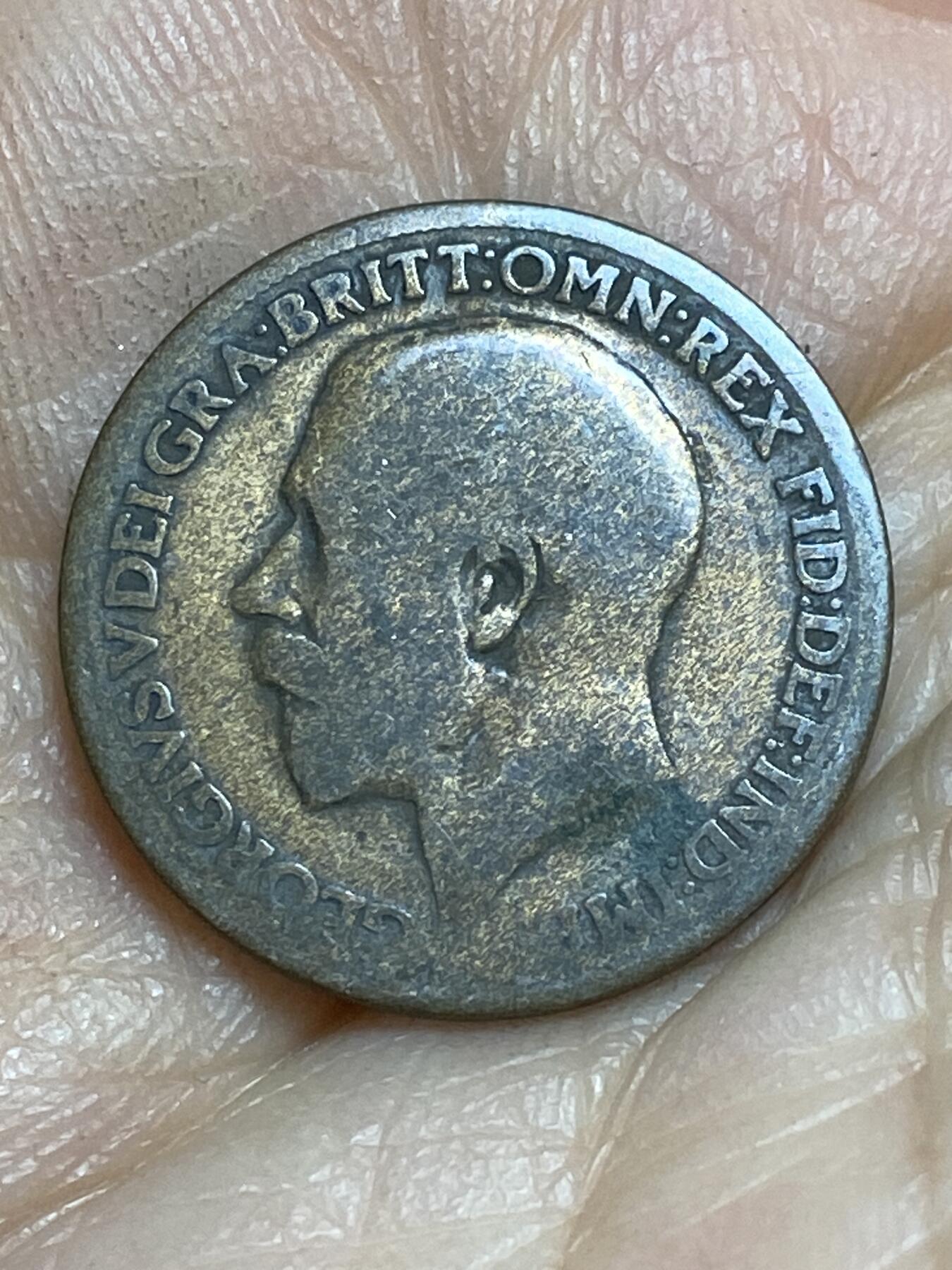 2026年第十四场(总第一百八十三场）外国好品散币场(免佣金) 英国🇬🇧1918年1法新(乔治五世第一版)