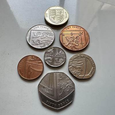 🌹外币初藏🌹🐯2026年第11场  每周二四六晚8️⃣点 接代拍 - 英国盾牌拼图版七枚全套