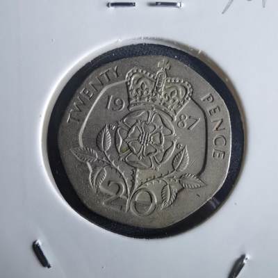 沼泽如烟--第972场 - 英国1987年20便士