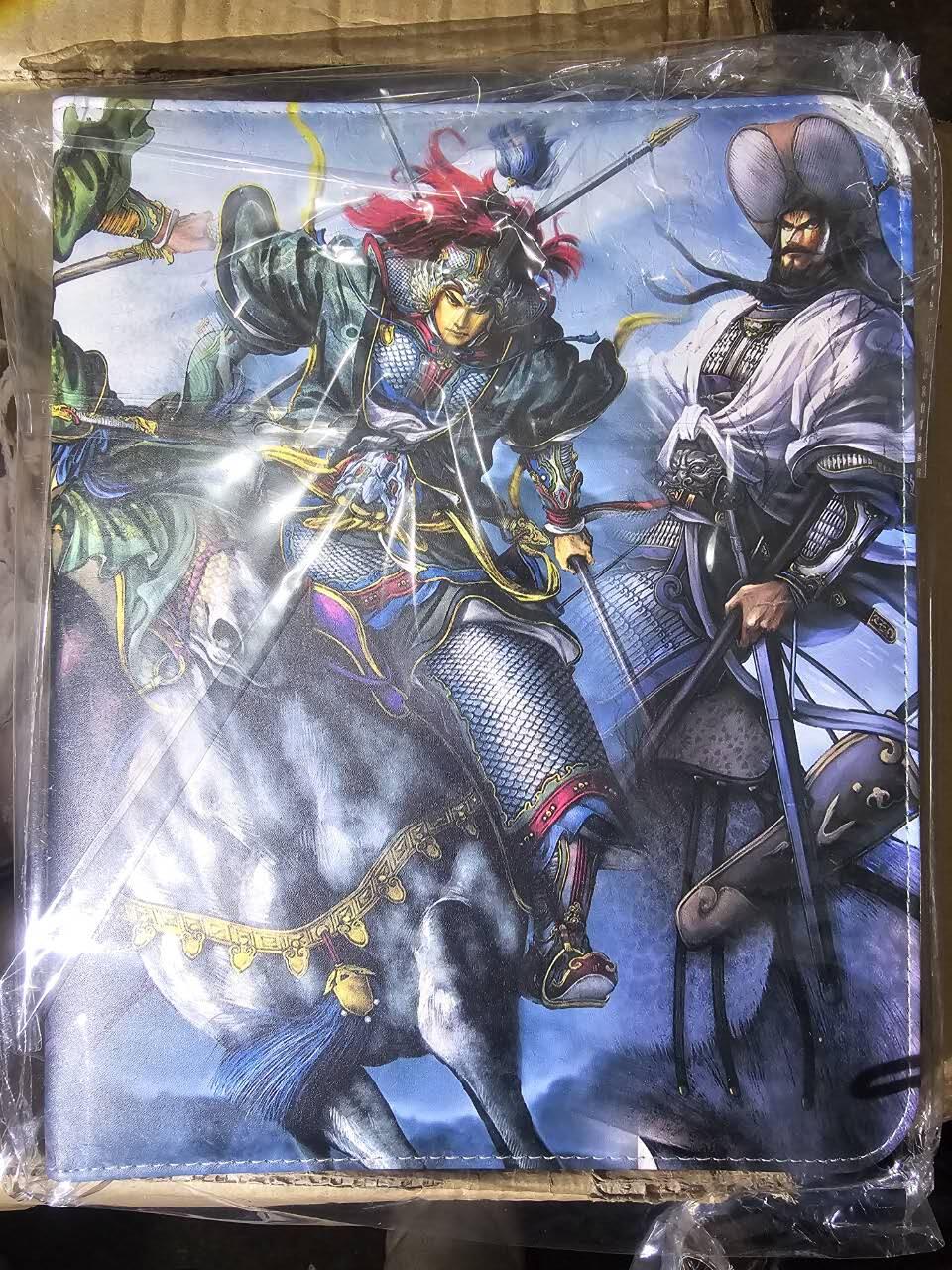 春节前倒数第三场！！龙虎卡牌-七三场（满200元包邮，无佣金，每周六结拍，欢迎送拍） 燎原水浒主题9宫拉链卡册 (无内页)