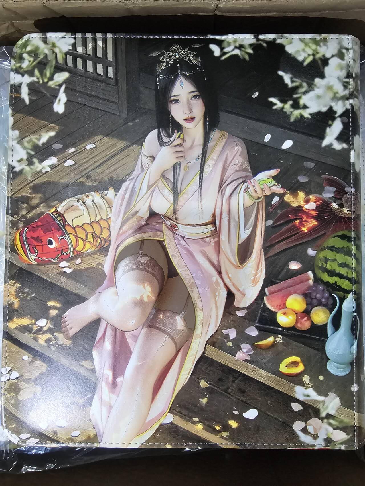 春节前倒数第三场！！龙虎卡牌-七三场（满200元包邮，无佣金，每周六结拍，欢迎送拍） 燎原焱卡 xx传主题9宫拉链卡册 (无内页）