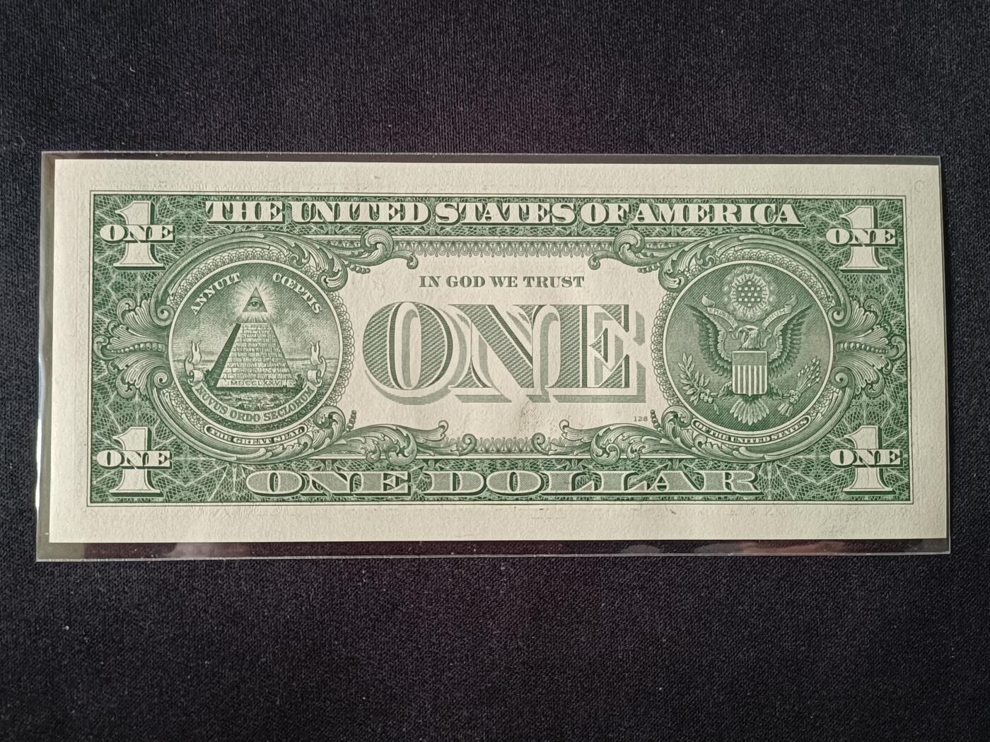 【游宝包邮场】乙巳蛇年第111期 周六集拍 美国-1美元【彩色加印钞 带册装】