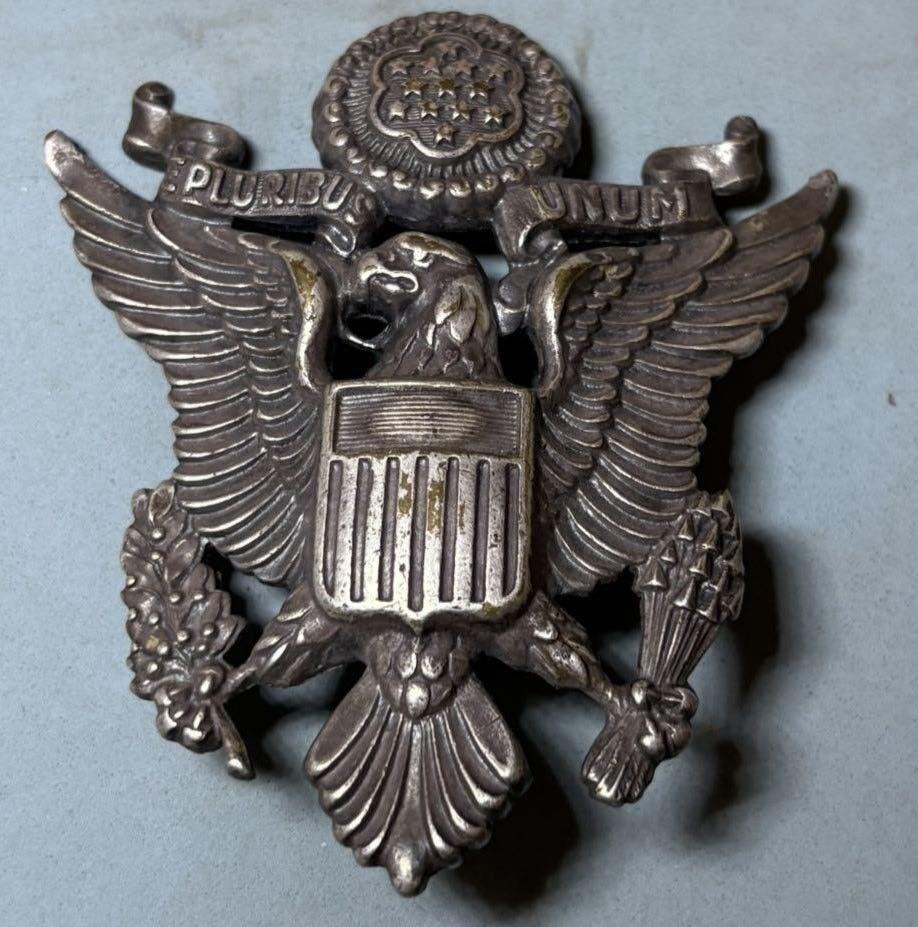 盛世勋华——号角文化勋章邮票专场拍卖第301期 美国陆军大檐帽帽徽 大尺寸