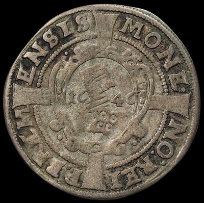 修遠堂世界钱币第102期 - 1646年不莱梅4 GROTE银币，2.29g