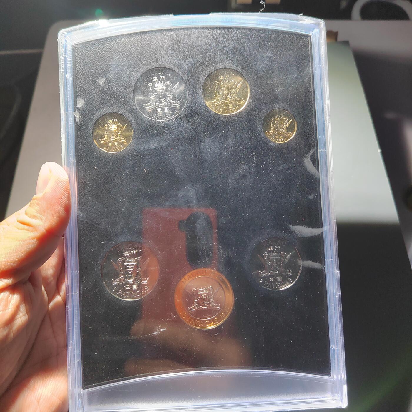 PCAI钱币  24-729  钱币等专场 澳门回归纪念币一套