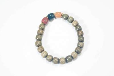 上海都达杂项专场二十五（全场包邮）  - 天然绿檀木老型珠手串87-270